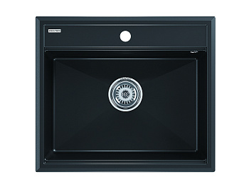 Кухонная мойка Paulmark STEPIA 60 PM115951-BLM 59х51 цвет черный металлик